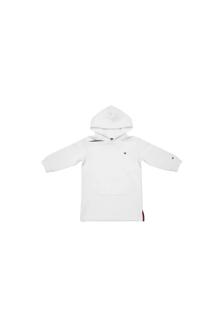 Rochie cu gluga din amestec de bumbac -