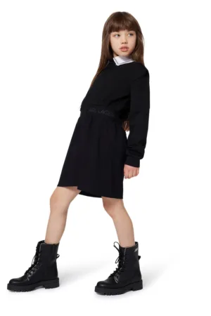 Rochie cu guler contrastant