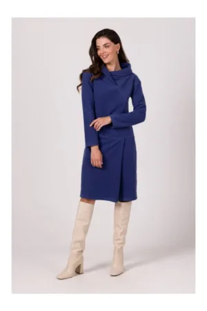 Rochie cu guler inalt -