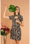 Rochie cu guler mandarin Verona