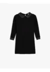 Rochie cu guler stralucitor