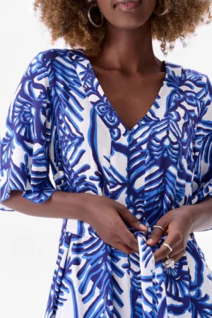 Rochie cu imprimeu floral Renee