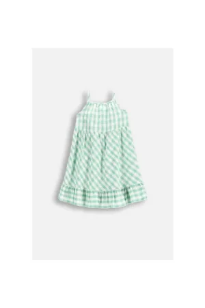 Rochie cu imprimeu gingham -