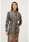 Rochie cu imprimeu si cordon