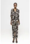 Rochie cu imprimeu tropical