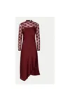 Rochie cu insertii cu dantela