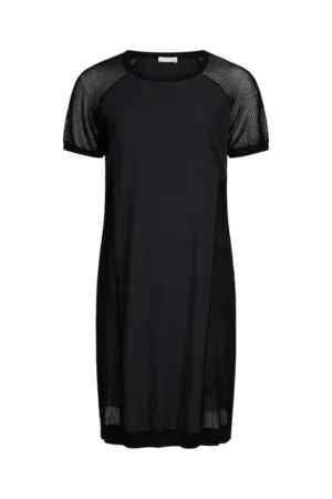 Rochie cu insertii de plasa