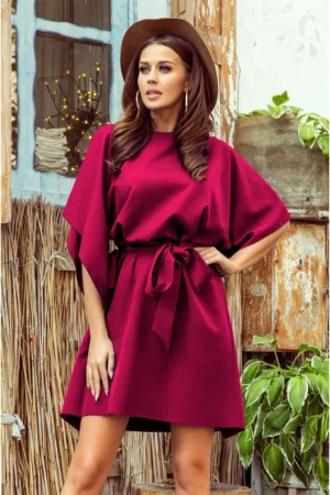 Rochie cu legatura la talie -