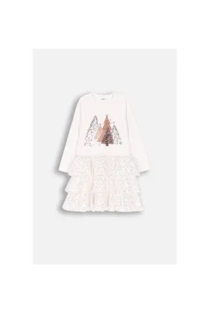 Rochie cu maneca lunga si design 2 in 1