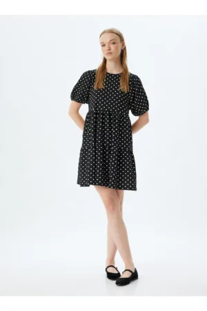 Rochie cu maneci bufante
