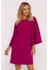 Rochie cu maneci liliac - pruna