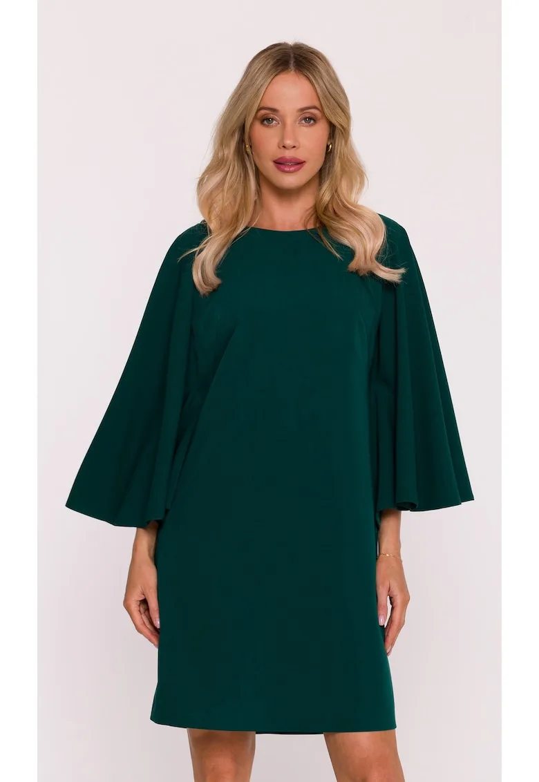 Rochie cu maneci liliac