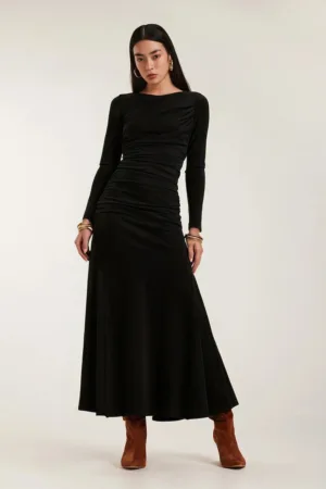 Rochie cu maneci lungi Agua