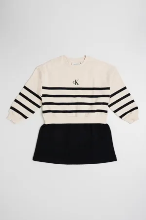 Rochie cu maneci lungi si model 2in1