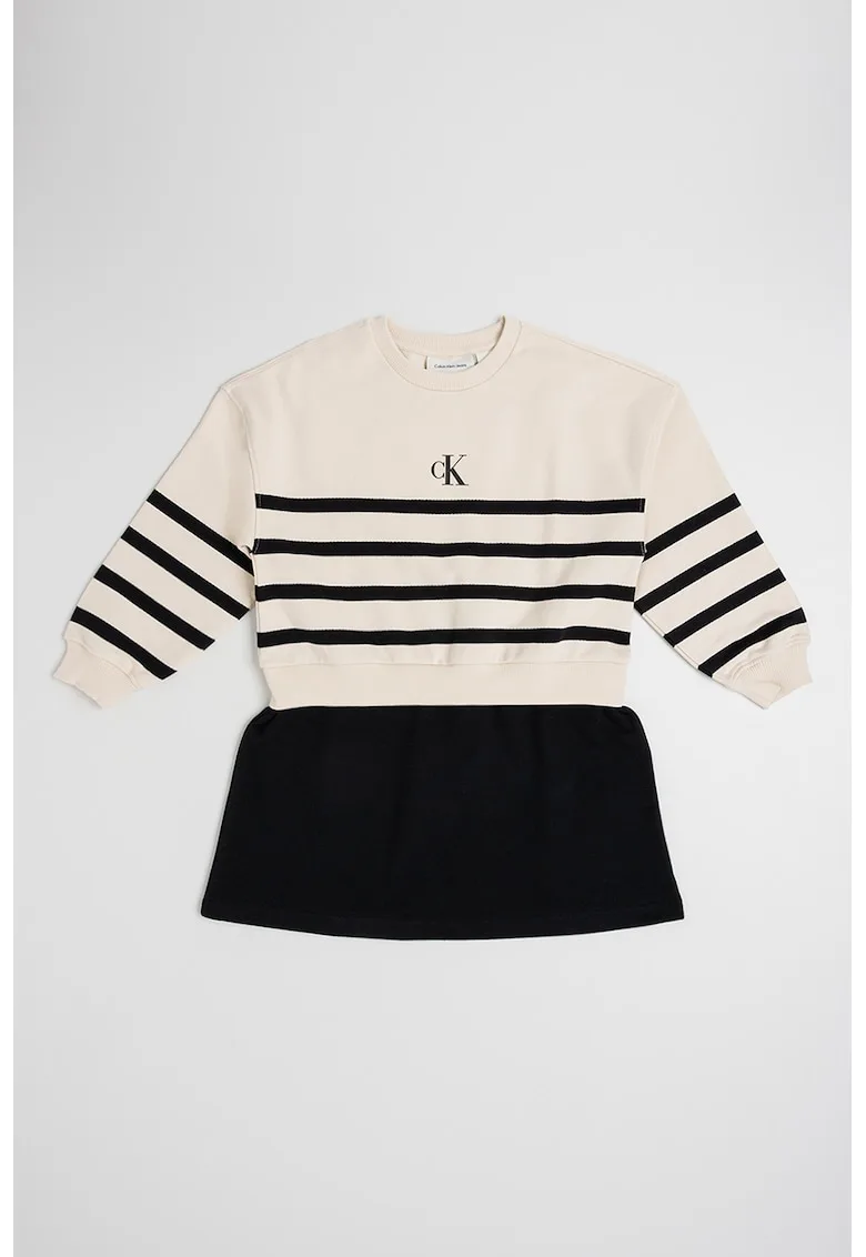 Rochie cu maneci lungi si model 2in1