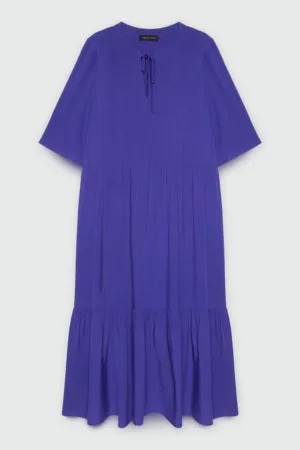 Rochie cu maneci medii si decolteu in V