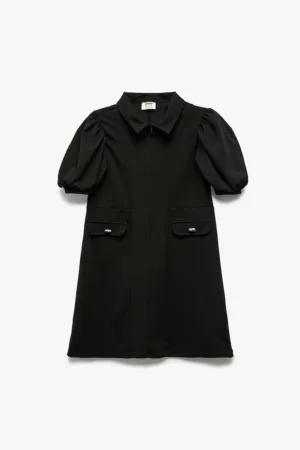 Rochie cu maneci scurte bufante