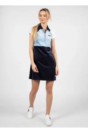 Rochie cu model 2 in 1 si guler clasic -