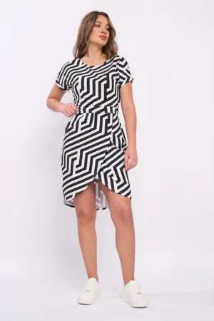 Rochie cu model chevron
