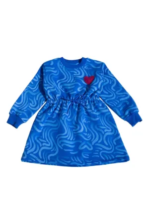 Rochie cu model - croiala A si talie ajustabila