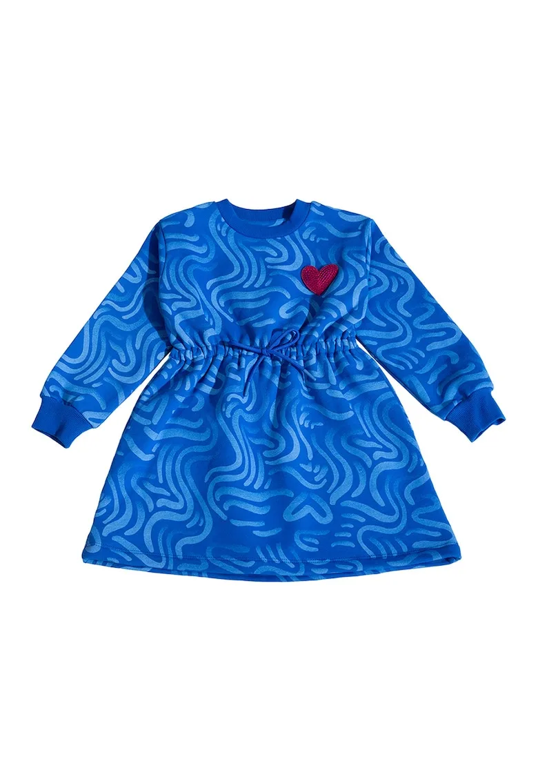 Rochie cu model - croiala A si talie ajustabila