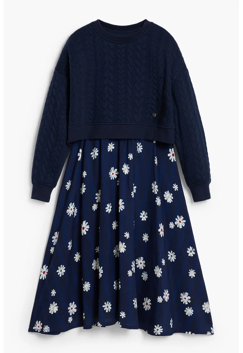 Rochie cu model floral 2 in 1