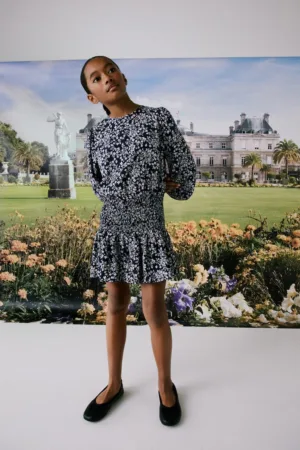 Rochie cu model floral Bilma