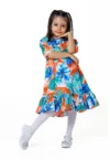 Rochie cu model tropical Cute Yasmin