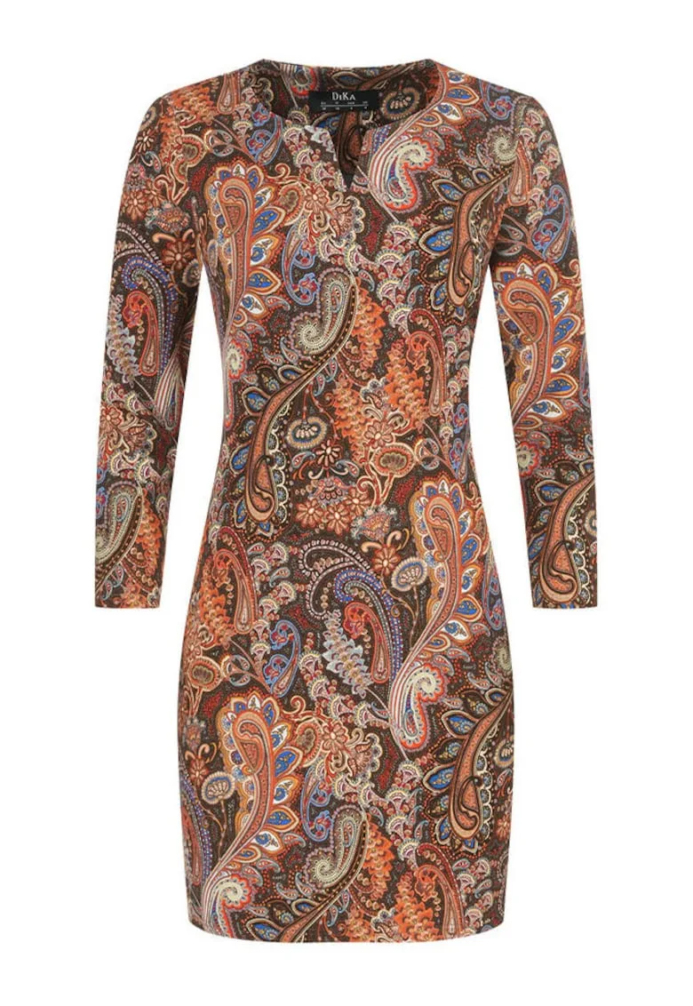 Rochie cu motive florale