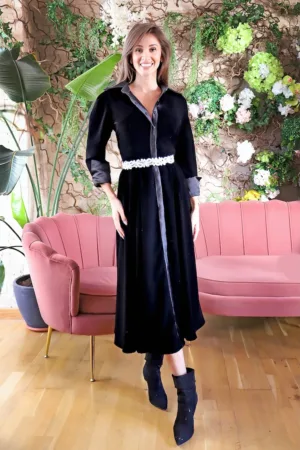 Rochie cu nasturi Onix