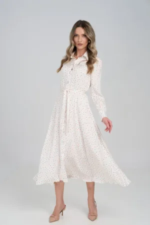 Rochie cu nasturi si buline