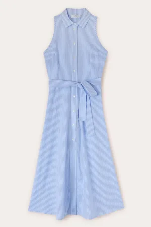 Rochie cu nasturi si dungi