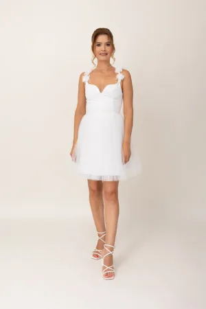 Rochie cu partea inferioara din tul