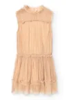 Rochie cu pliuri - fara maneci