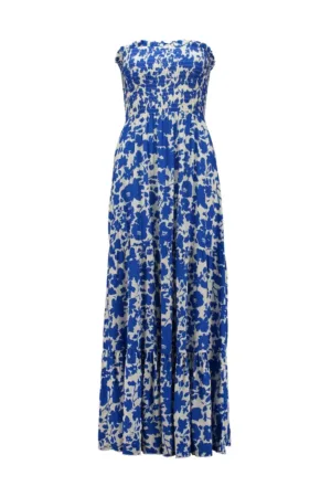 Rochie cu segment cu insertie elastica - fara maneci