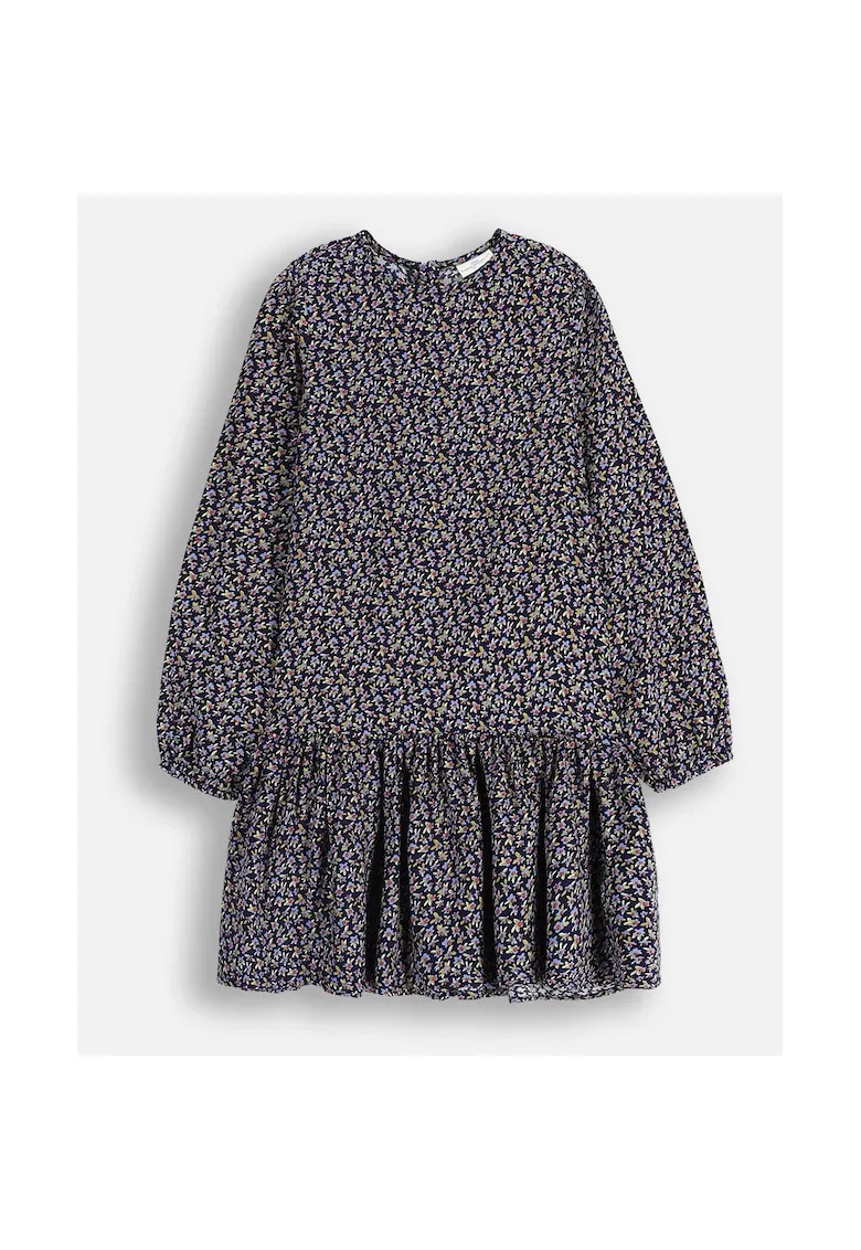 Rochie cu talia cazuta si imprimeu floral