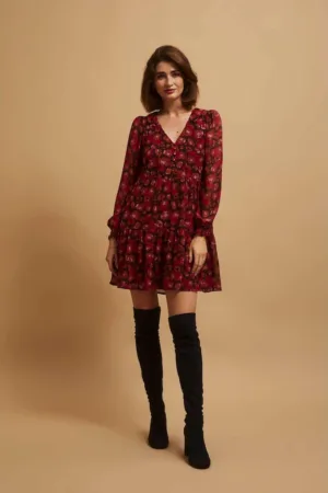 Rochie cu tiv evazat