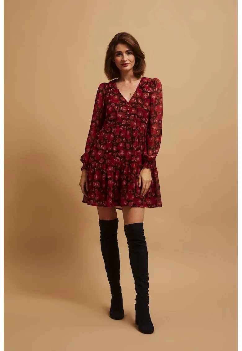 Rochie cu tiv evazat