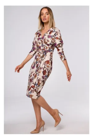 Rochie cu top plic si imprimeu - model 2 -