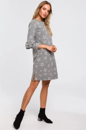 Rochie cu volane la maneci -