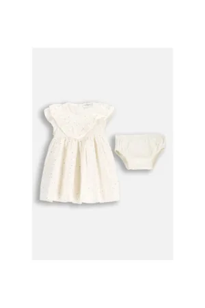 Rochie cu volane si buline stralucitoare