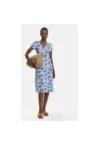 Rochie dama  13002031 - Viscoza - Albastru