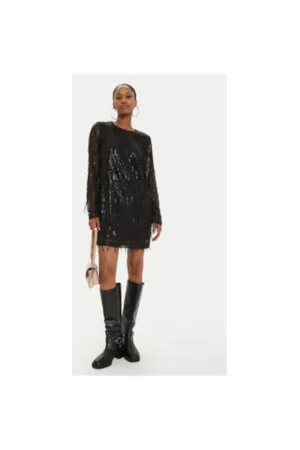 Rochie dama 15336062 - Poliester - S INTL - Negru