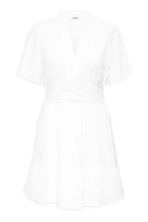 Rochie dama 15363615 - Bumbac - Alb