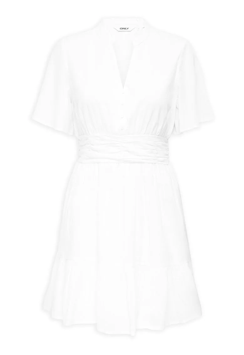 Rochie dama  15363615 - Bumbac - Alb