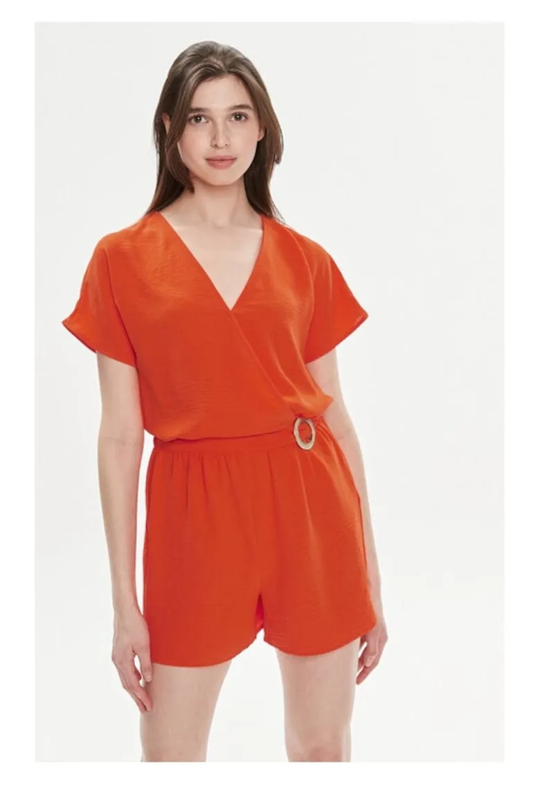 Rochie dama - 17890 - Portocaliu - Poliester