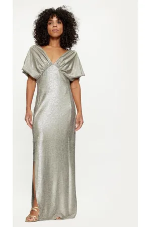 Rochie dama - 18111 - Auriu - Poliester