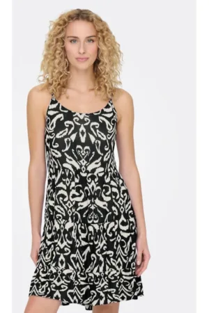 Rochie dama - 18858 - Viscoza - Negru