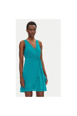 Rochie dama  241-ROSVAL - Poliester - 34 EU - Turcoaz