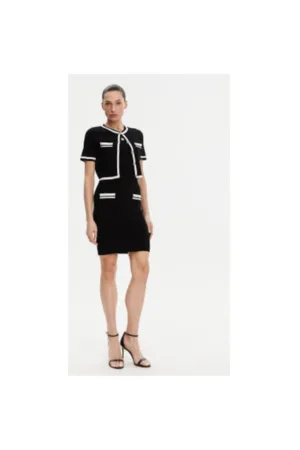 Rochie dama  251-RMBIBI - Viscoza/Poliamida - Negru